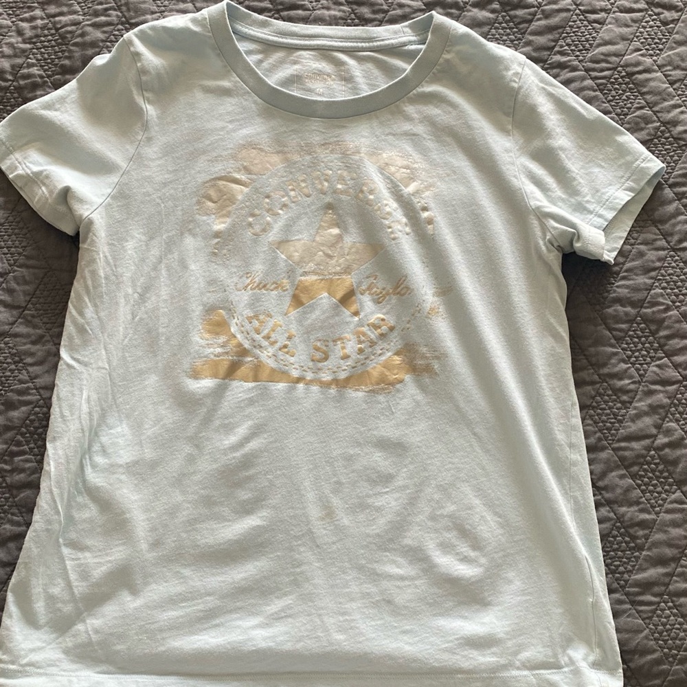 Converse baby blue T-shirt